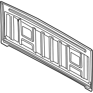 Dodge 55276534AA Back Panel