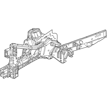 Mopar 68409798AN Rail - Front Side Rail Front 68409798AN Mopar Rail - Front Side Rail Front Illustration 1 of 1