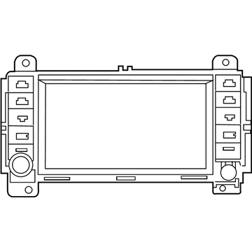 Dodge 5091330AB Display Unit