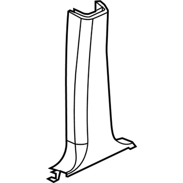 Chrysler 5HN04BD1AD Lower Center Pillar Trim