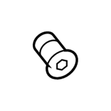 Chrysler 6503245 Windshield Pillar Trim Rivet