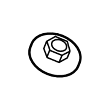 Jeep 6104716AA Hold Down Strap Nut