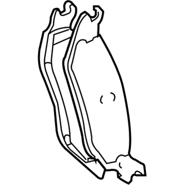 Jeep 5083882AB Brake Pads