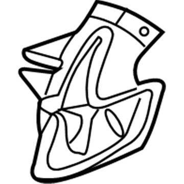 Chrysler 55056179AA Lower Duct