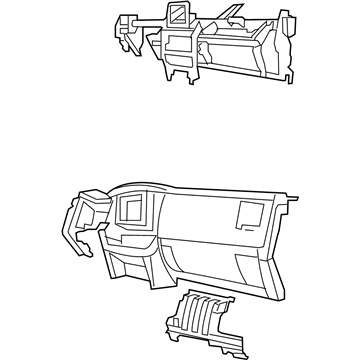 Dodge 1JX841DHAA Instrument Panel