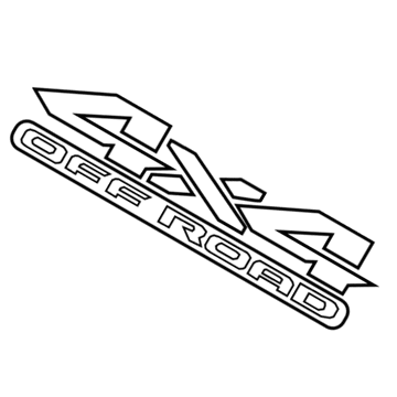 Mopar 6ED45HA5AA Decal, Rear