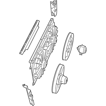 Jeep 68002661AA Fan Assembly