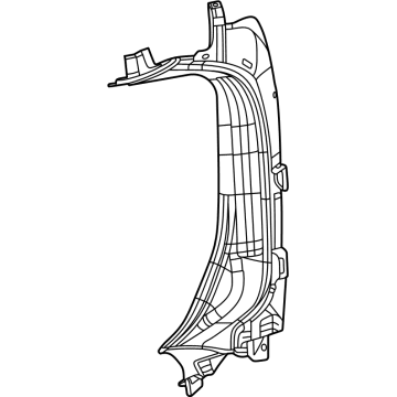 Jeep 6LF52TX7AE Quarter Pillar Trim