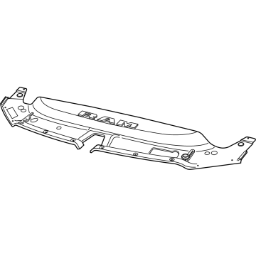Mopar 68294550AC Sight Shield, Front Upper