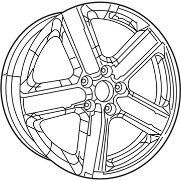 Dodge 1HQ21SZ0AD Wheel, Alloy