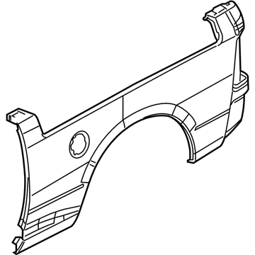 Mopar 68406596AA Side Panel, Rear Outer Passenger Side
