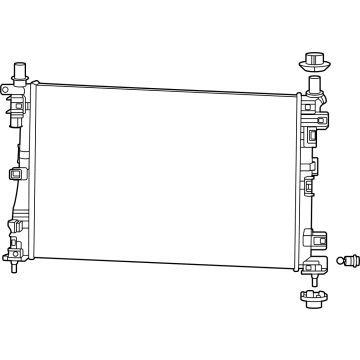 Dodge Charger Daytona Radiator - 68578699AA