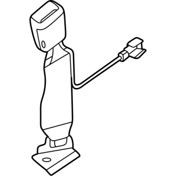 Dodge 7QG06DX9AA Center Buckle