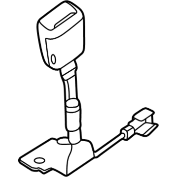 Dodge 7QG09DX9AA Outer Buckle