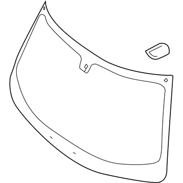 Chrysler 68269889AA Windshield