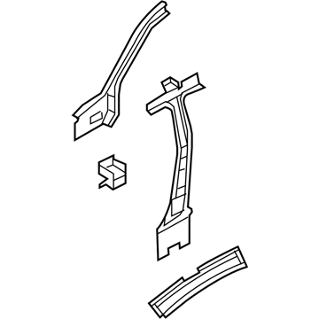 Dodge 68005176AC Pillar Reinforcement