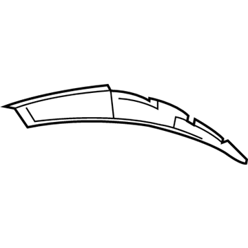 Dodge YQ83RXFAF Pillar Molding