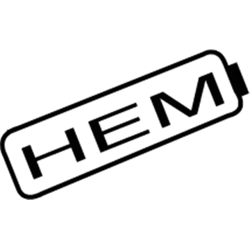 Dodge 55364653AA Nameplate