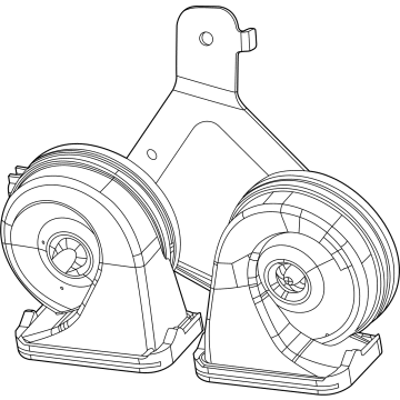 Jeep 68477502AA Horn