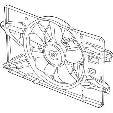 Jeep Engine Cooling Fan - 68437465AB