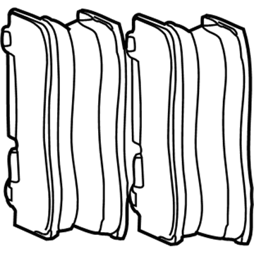 Jeep 68034993AA Brake Pads
