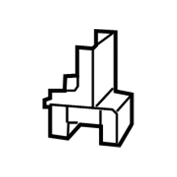 Chrysler 4596474AD Radiator Upper Insulator