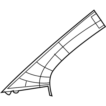 Dodge 6FL00HDAAC Windshield Pillar Trim