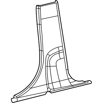 Dodge 1BE36DX9AC Lower Center Pillar Trim