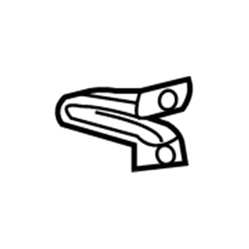 Dodge 68045441AA Upper Center Pillar Trim Clip