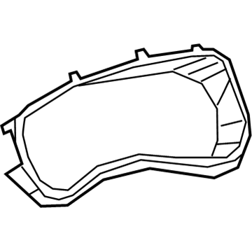 Ram 6YS61LC5AA Cluster Bezel