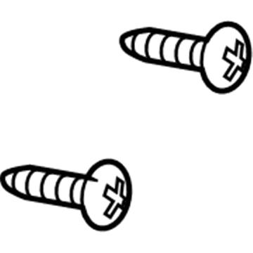 Dodge 6035556 Door Trim Panel Screw
