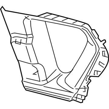 Mopar YF70HDAAC Upper Quarter Trim