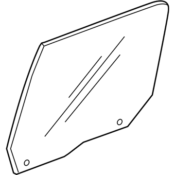 Ram 55112402AB Door Glass