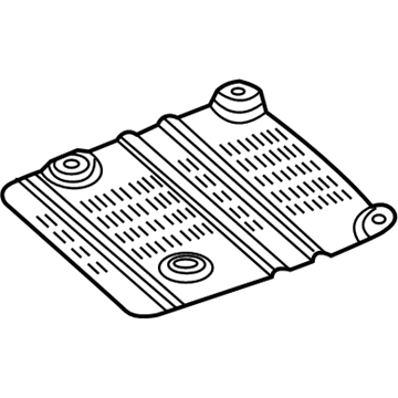 Jeep Wrangler Exhaust Heat Shield - 56052615AA