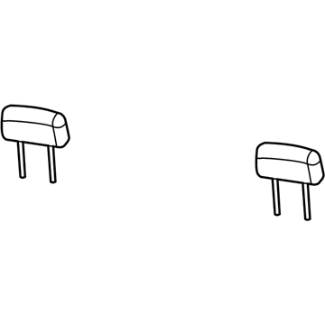 Ram 6VA53BD3AA Headrest, Center