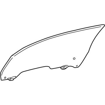 Chrysler 4880136AC Door Glass