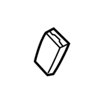 Mopar 5KJ841D5AB Center Buckle, Slate Gray, Front