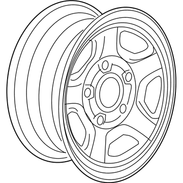 Dodge YG95S4AAA Wheel, Steel