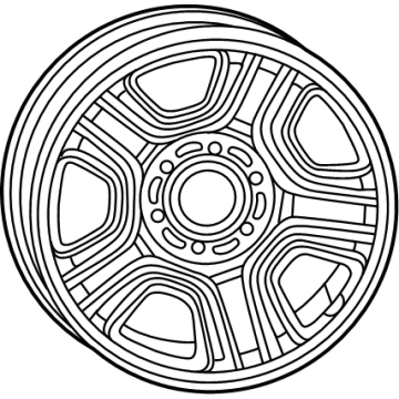 Ram 5YD551STAA Wheel, Alloy