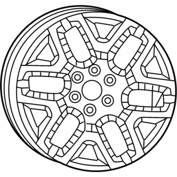 Ram 68583861AA Wheel, Alloy