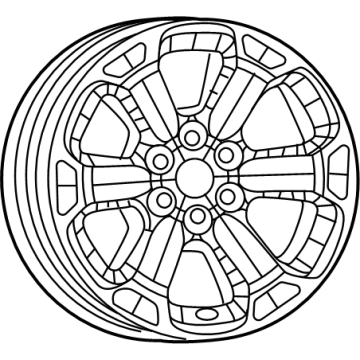Ram 5YD56SZ0AA Wheel, Alloy