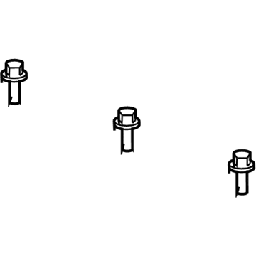 Dodge 6508183AA Bumper Cover Screw