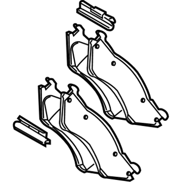 Dodge 5093257AA Brake Pads
