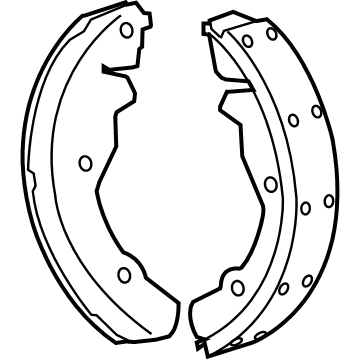 Jeep 5191306AA Brake Shoes