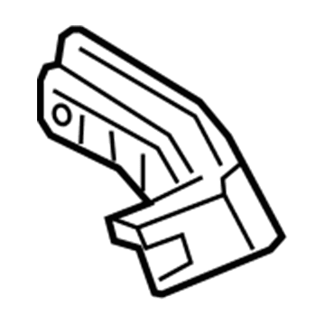 Jeep 68395068AA Folding Top Bracket