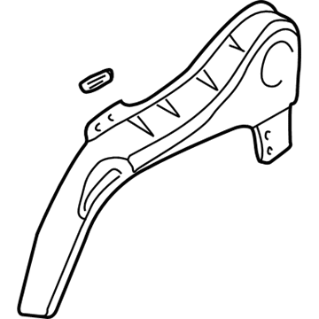 Dodge 5012155AA Outer Wheelhouse