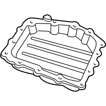 Dodge 4800210AA Transmission Pan