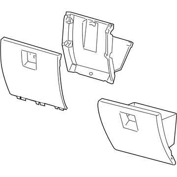 Chrysler 1DD131KAAA Glove Box Assembly