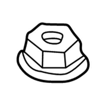 Jeep 6101802 Alternator Nut