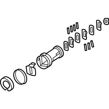 Ram 68203527AA Lock Cylinder